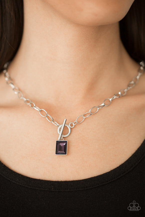 Wear It Like You Mean It! Purple ✨ Necklace Short