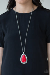 Necklace Long,Red,BADLAND To The Bone Red ✧ Necklace