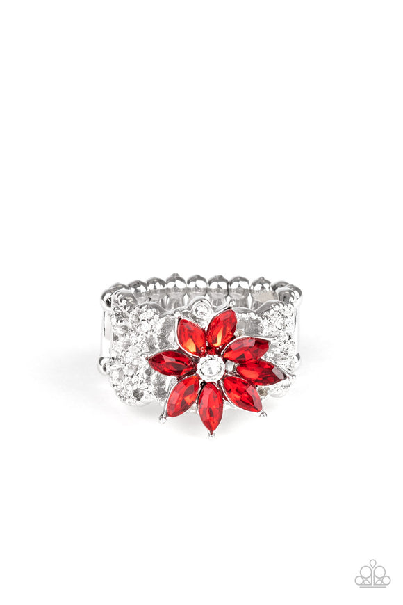 Brilliantly Blooming Red ✧ Ring Ring