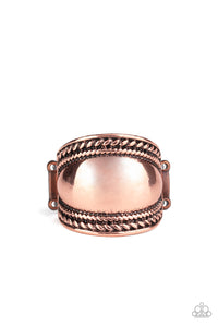 Copper,Ring Wide Back,Bucking Trends Copper ✧ Ring