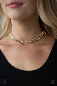 Gold,Necklace Choker,Necklace Short,Empo-HER-ment Gold ✧ Choker Necklace