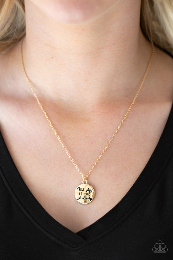 Find Joy Gold ✧ Necklace Inspirational