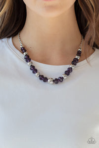 Necklace Short,Purple,Jewel Jam Purple ✨ Necklace