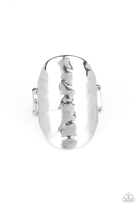Retro Ripple Silver ✧ Ring Ring