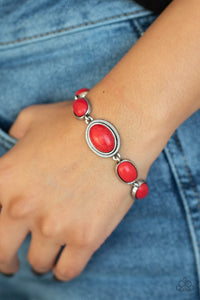 Bracelet Clasp,Red,Serene Stonework Red ✧ Bracelet