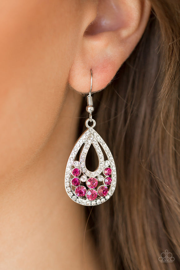 Sparkling Stardom Pink ✧ Earrings Earrings