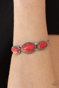Bracelet Cuff,Red,Stone Solace Red ✧ Bracelet