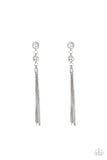 Tassel Twinkle White ✧ Post Earrings Post Earrings