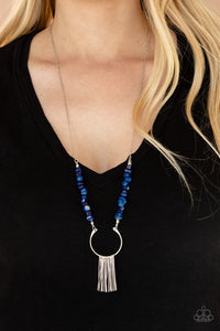Blue,Lapis,Necklace Long,With Your ART and Soul Blue ✧ Necklace