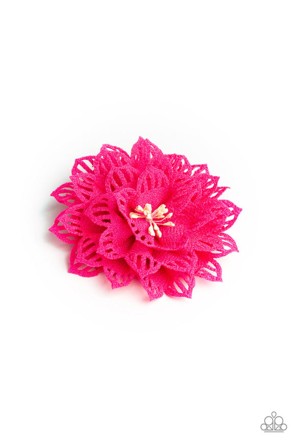 Yes I TROPICANA Pink ✧ Flower Hair Clip Flower Hair Clip Accessory