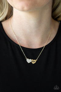 Gold,Hearts,Necklace Short,Valentine's Day,Mama Knows Best Gold ✧ Necklace