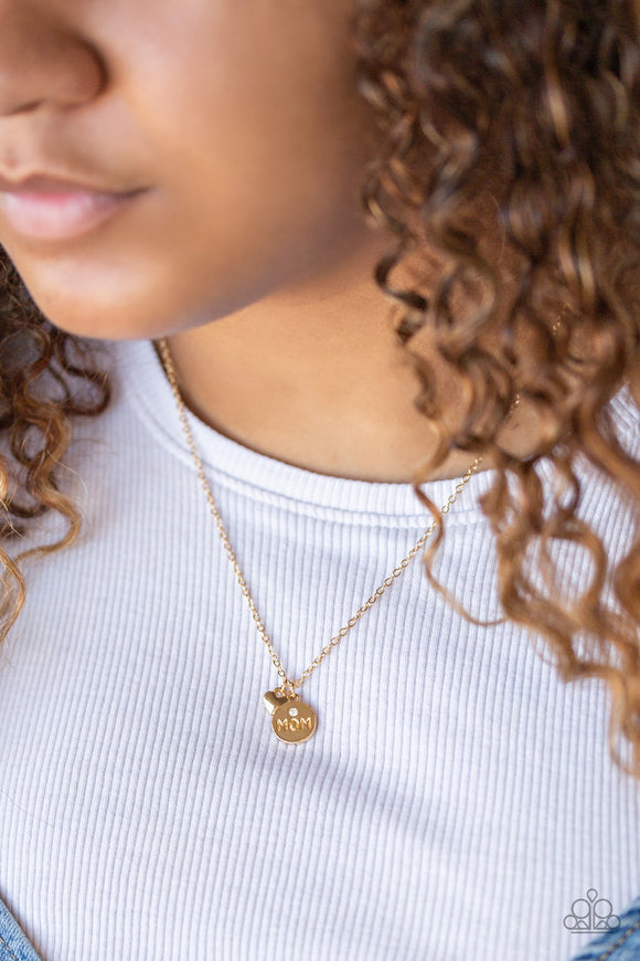 World's Best Mom Gold ✨ Necklace Short