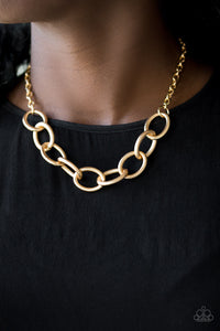 Gold,Necklace Short,Boldly Bronx Gold ✧ Necklace