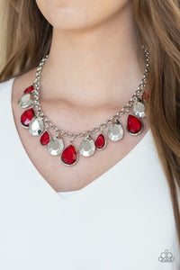 Necklace Short,Red,CLIQUE-bait Red ✨ Necklace