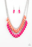 Beaded Boardwalk Pink ✨ Necklace Short