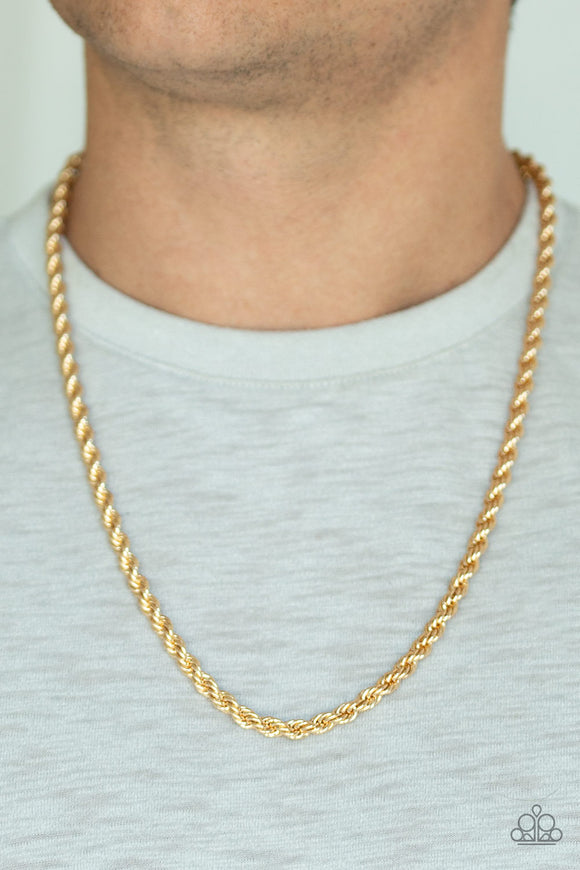 Double Dribble Gold ✧ Necklace Men's Necklace