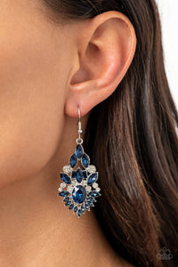 Blue,Earrings Fish Hook,Ice Castle Couture Blue ✧ Earrings