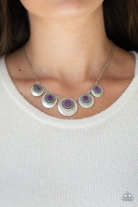 Necklace Short,Purple,Solar Beam Purple ✨ Necklace