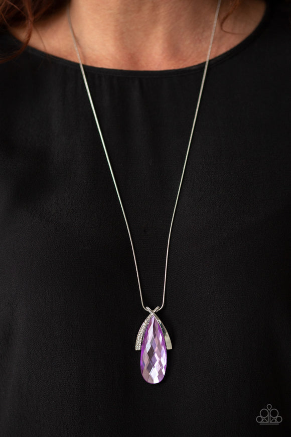 Stellar Sophistication Purple ✨ Necklace Long