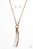 Tasseled Trinket Brass ✨ Necklace Long