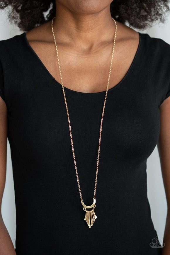 Trendsetting Trinket Gold ✨ Necklace Long