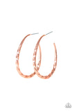 Twisted Edge Copper ✧ Hoop Earrings Hoop Earrings