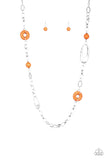 Artisan Artifact Orange ✧ Necklace Long