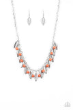 Boldly Airborne Orange ✨ Necklace Short
