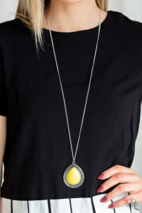 Necklace Long,Yellow,Chroma Courageous Yellow ✨ Necklace
