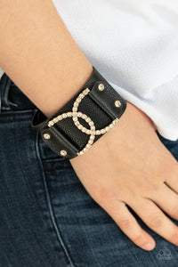 Black,Urban Sparkle Bracelet,Couture Culture Gold