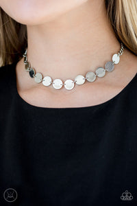 Necklace Choker,Necklace Short,Silver,Faster Than SPOTLIGHT Silver ✧ Choker Necklace