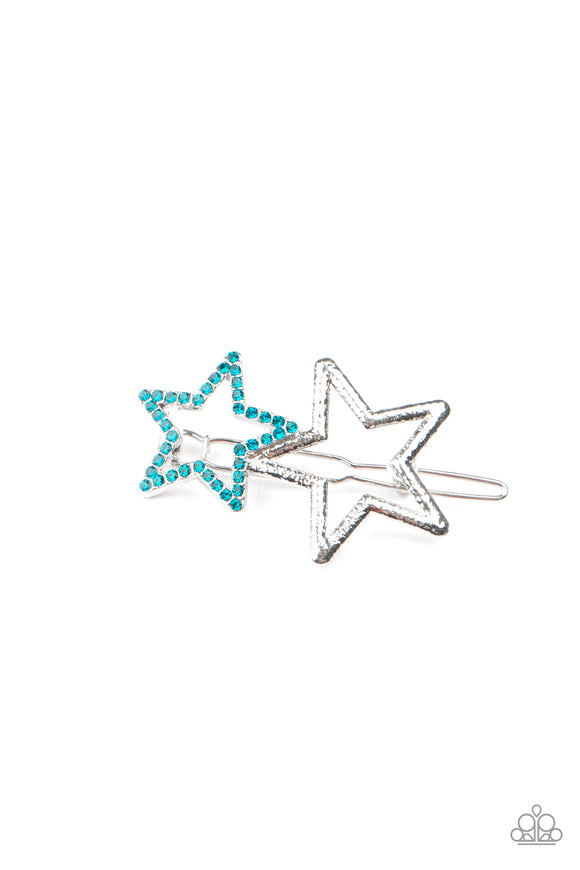 Lets Get This Party STAR-ted! Blue ✧ Barrette Barrette Hair Accessory