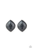 Marble Marvel Black ✧ Post Earrings Post Earrings