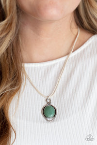 Green,Jade,Necklace Short,Desert Mystery Green ✨ Necklace