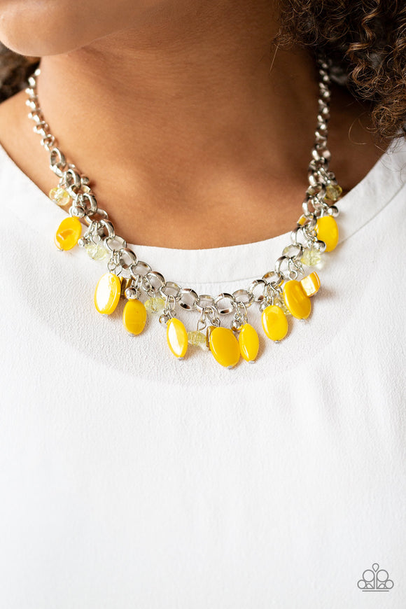 I Want To SEA The World Yellow ✨ Necklace Short