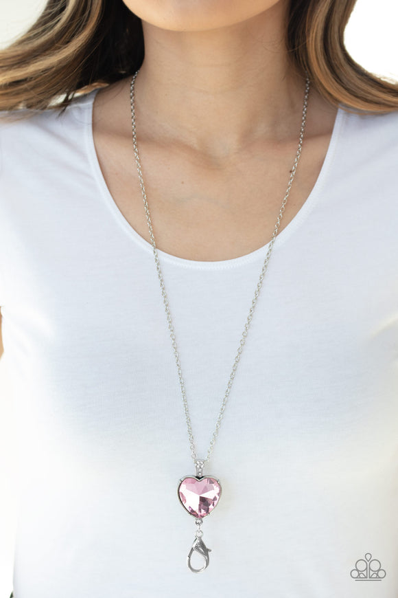 Lovely Luminosity Pink  ✧ Lanyard Necklace Lanyard