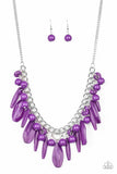 Miami Martinis Purple ✨ Necklace Short