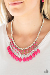 Necklace Short,Pink,Rural Revival Pink ✨ Necklace