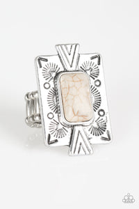 Ring Wide Back,White,Stone Cold Couture White ✧ Ring