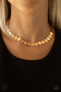 Gold,Necklace Choker,Necklace Short,Spot Check Gold ✧ Choker Necklace