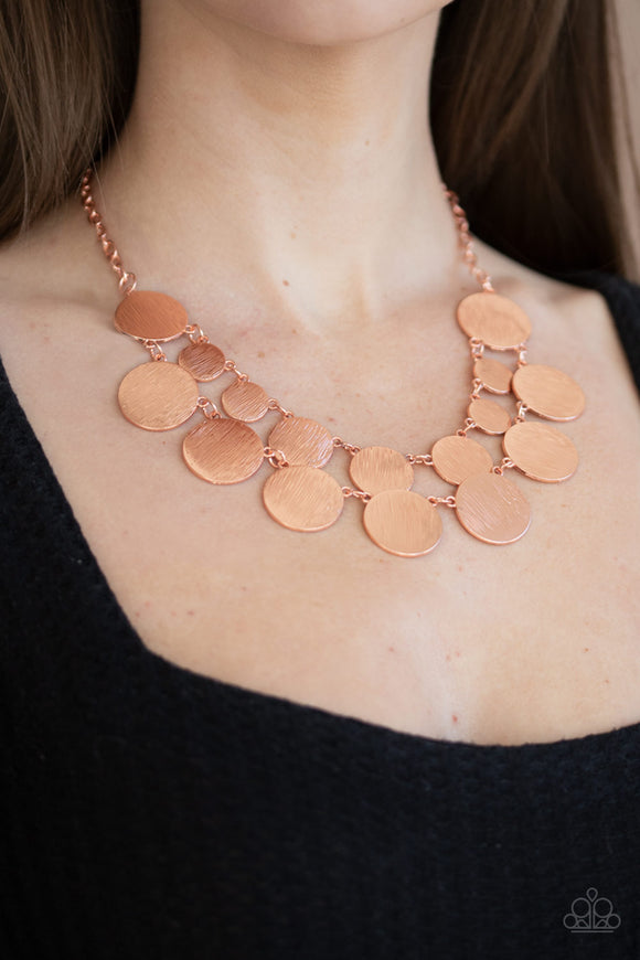 Stop and Reflect Copper ✨ Necklace Short