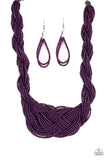 A Standing Ovation Purple ✧ Necklace Short