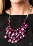 Sorry To Burst Your Bubble Purple ✨ Necklace Short