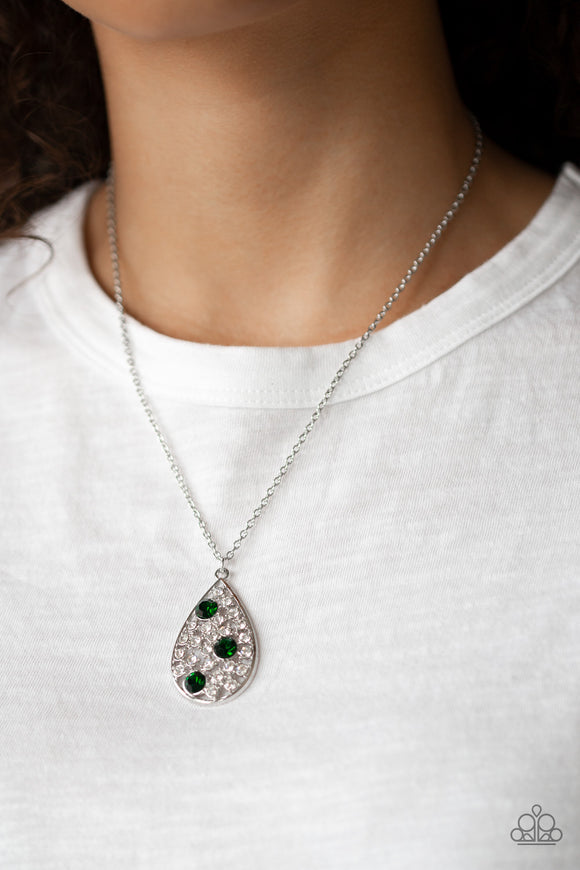 Sparkle All The Way Green ✨ Necklace Short