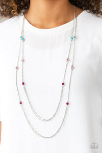 Multi-Colored,Necklace Long,Sparkle Of The Day Multi ✨ Necklace