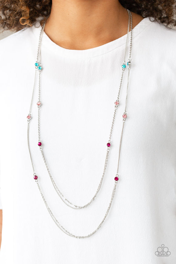 Sparkle Of The Day Multi ✨ Necklace Long