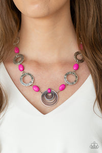 Necklace Short,Pink,Zen Trend Pink ✨ Necklace