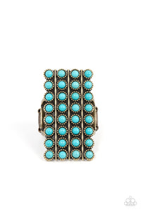Brass,Empower Me Pink,Turquoise,Pack Your SADDLEBAGS Brass ✧ Ring