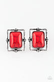 Center STAGECOACH Red ✧ Post Earrings Post Earrings