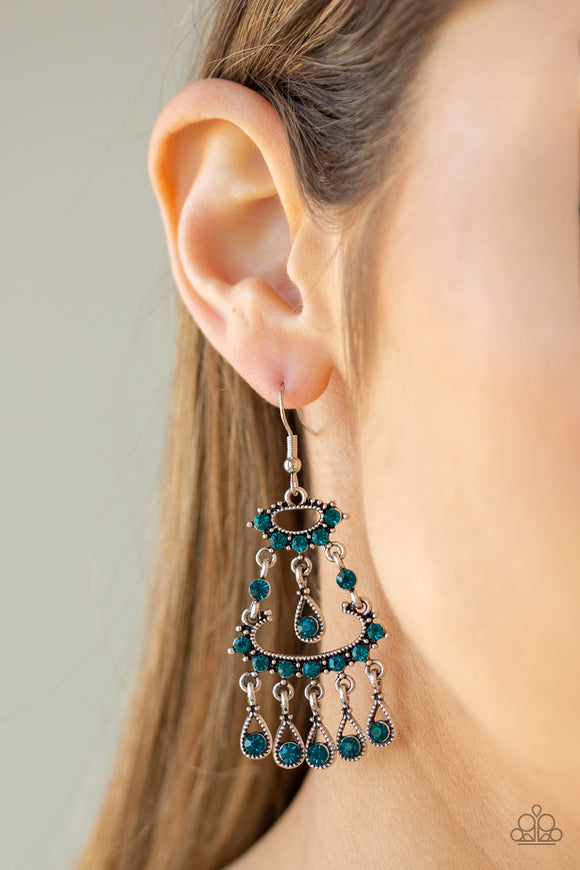 Chandelier Shimmer Blue ✧ Earrings Earrings